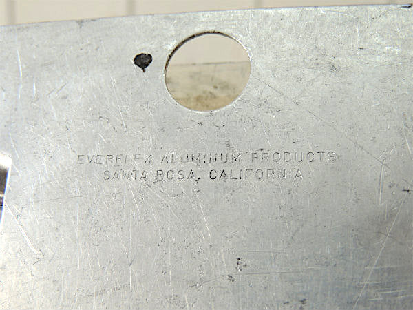 【EVERFLEX ALUMINUM】アルミ製・ビンテージ・ロングタイプ・バインダー・工業系・文房具