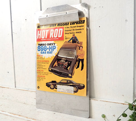 【EVERFLEX ALUMINUM】アルミ製・ビンテージ・ロングタイプ・バインダー・工業系・文房具