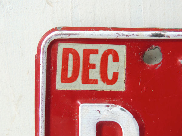 【D-20441・グランドキャニオン】アリゾナ州・赤・ヴィンテージ・ナンバープレート・カーライセンス