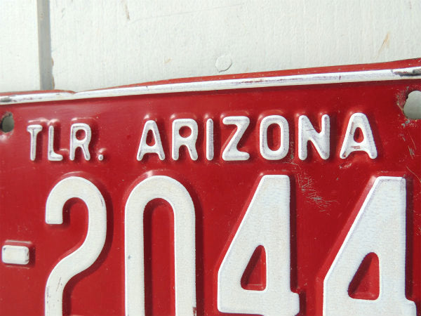 【D-20441・グランドキャニオン】アリゾナ州・赤・ヴィンテージ・ナンバープレート・カーライセンス