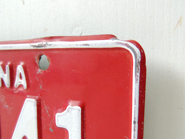 【D-20441・グランドキャニオン】アリゾナ州・赤・ヴィンテージ・ナンバープレート・カーライセンス