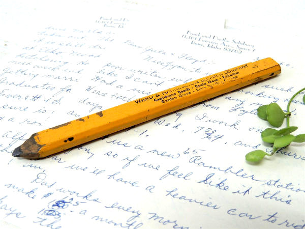 【WARD & HARRINGTON LUMBER/CA】ビンテージ・カーペンターペンシル・鉛筆