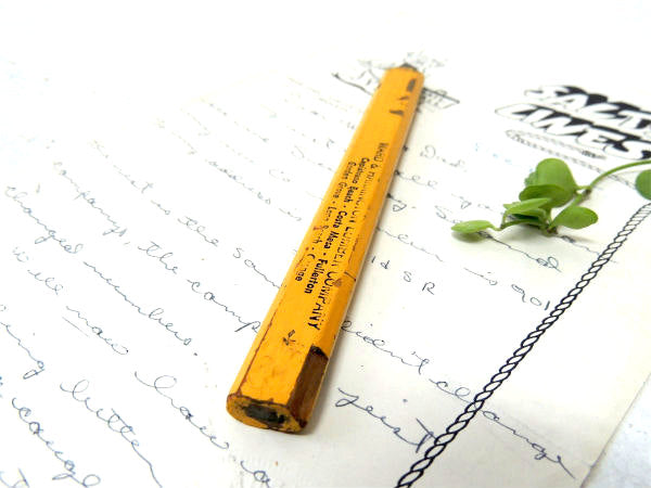 【WARD & HARRINGTON LUMBER/CA】ビンテージ・カーペンターペンシル・鉛筆