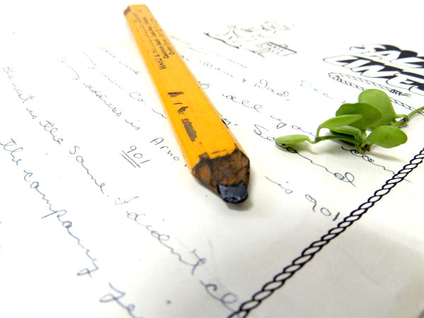 【WARD & HARRINGTON LUMBER/CA】ビンテージ・カーペンターペンシル・鉛筆