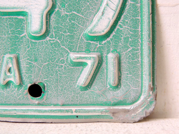 1971's・ニューメキシコ州・USA・トラック・アメリカンビンテージ・ナンバープレート