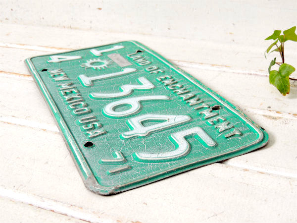 1971's・ニューメキシコ州・USA・トラック・アメリカンビンテージ・ナンバープレート