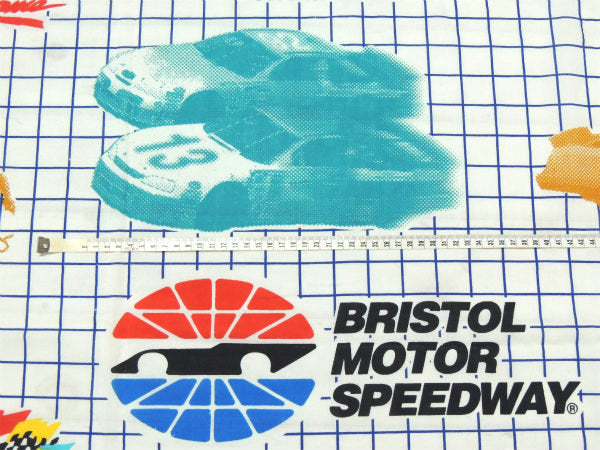 NASCAR ナスカー・車&レースカー・ビンテージ・ユーズドシーツ　フラットタイプ　USA