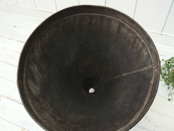 特大サイズ・ブリキ製・ヴィンテージ・じょうご・漏斗・ファンネル・ロート USA