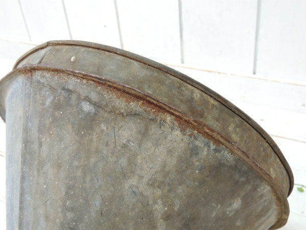 特大サイズ・ブリキ製・ヴィンテージ・じょうご・漏斗・ファンネル・ロート USA