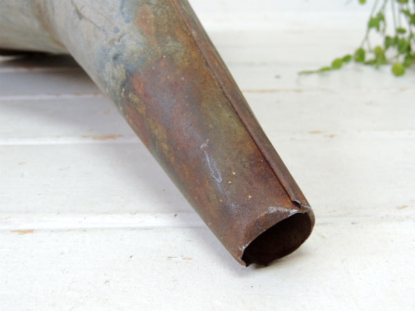 特大サイズ・ブリキ製・ヴィンテージ・じょうご・漏斗・ファンネル・ロート USA