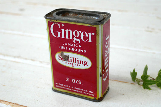 McCORMICK Co Ginger ティン製 50's ヴィンテージ スパイス缶 ティン缶 US