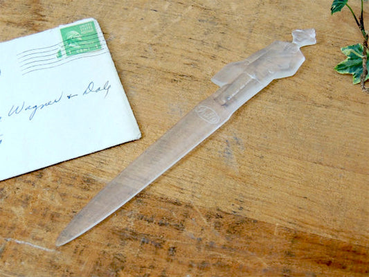 Fuller Brush Man アドバタイジング BARBER ヴィンテージ  レターオープナー ペーパーナイフ 文具 ステーショナリー USA