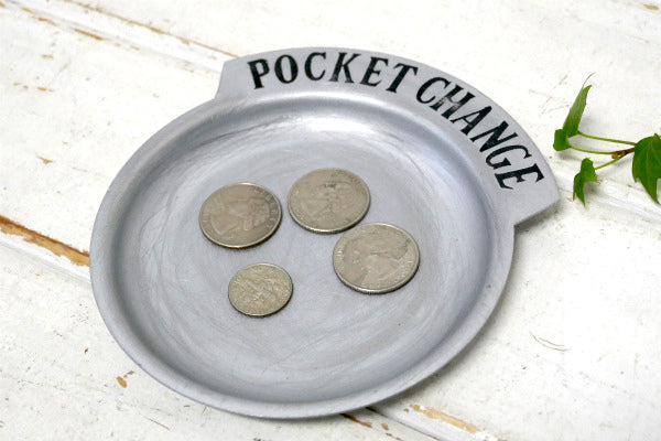 POCKET CHANGE シルバートーン ヴィンテージ ポケットチェンジ トレイ マネートレイ