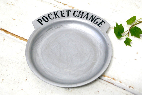 POCKET CHANGE シルバートーン ヴィンテージ ポケットチェンジ トレイ マネートレイ