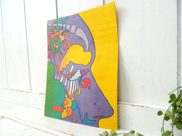 PETER MAX ピーターマックス サイケ柄 デッドストック・ヴィンテージ・ブックカバー