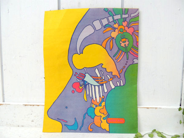 PETER MAX ピーターマックス サイケ柄 デッドストック・ヴィンテージ・ブックカバー