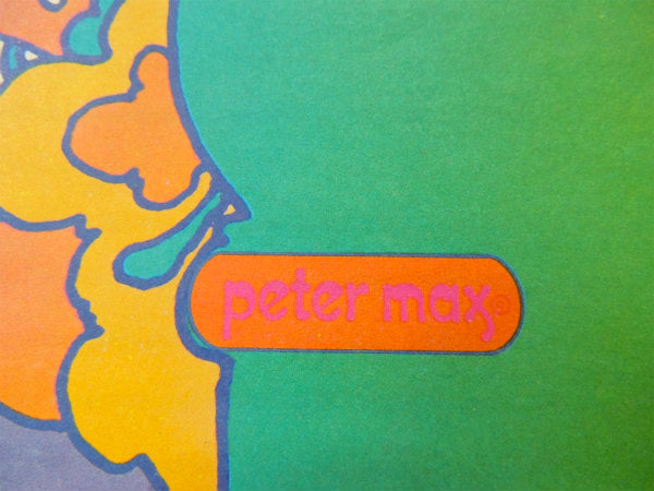 PETER MAX ピーターマックス サイケ柄 デッドストック・ヴィンテージ・ブックカバー