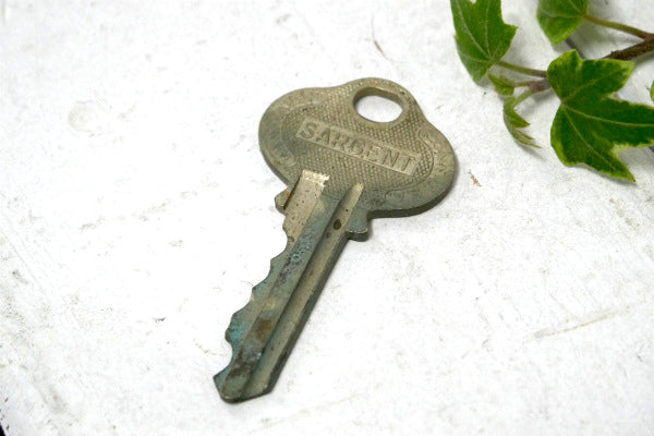 SARGENT NEW HAVEN CONN USA 鍵 R オールド・ヴィンテージ・キー KEY