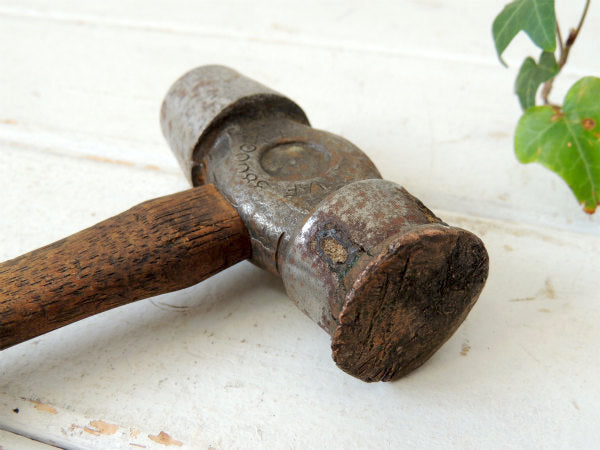 Burklyn38000 アンティーク・ハンマー・金槌・ツール・大工道具・ウッドハンドル・DIY