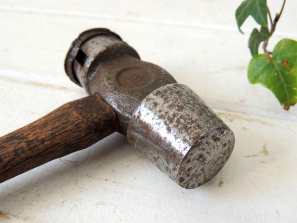 Burklyn38000 アンティーク・ハンマー・金槌・ツール・大工道具・ウッドハンドル・DIY