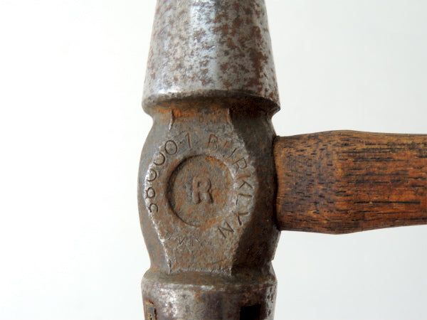 Burklyn38000 アンティーク・ハンマー・金槌・ツール・大工道具・ウッドハンドル・DIY