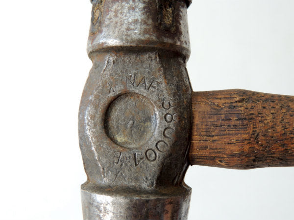 Burklyn38000 アンティーク・ハンマー・金槌・ツール・大工道具・ウッドハンドル・DIY