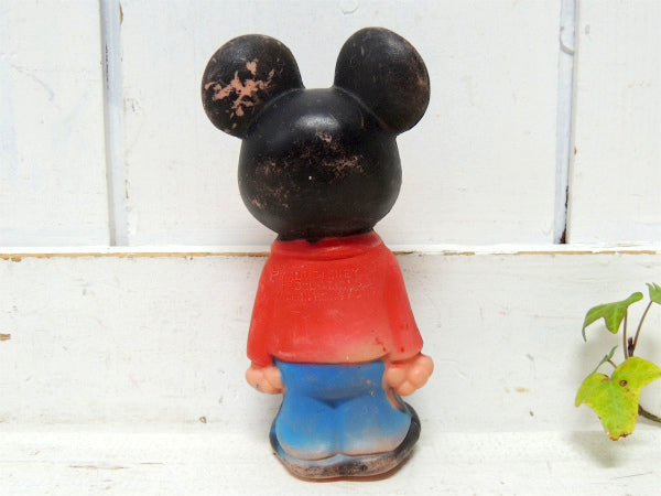 【ミッキーマウス】60's・プラスティック製・ヴィンテージ・ドール・人形・オモチャ・フィギュア