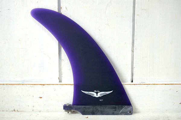 スキップフライ・パープル トゥルーアームス・8.5'' フィン&パタゴニア 限定 ステッカー US