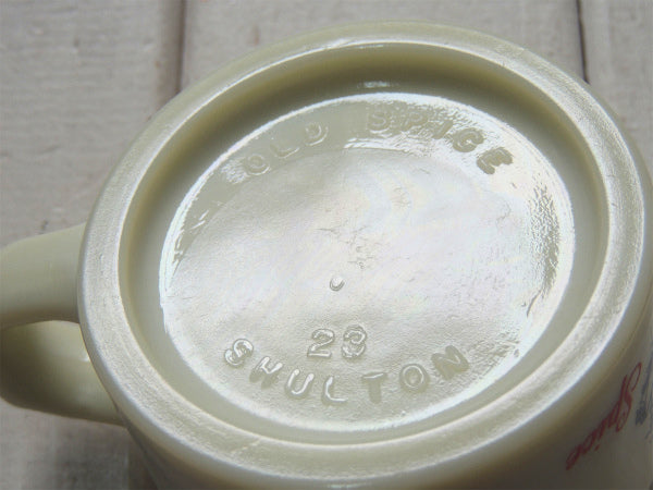 【BARBER・オールドスパイス・髭】1960s~シュルトン社・ビンテージ・シェービングカップ・床屋