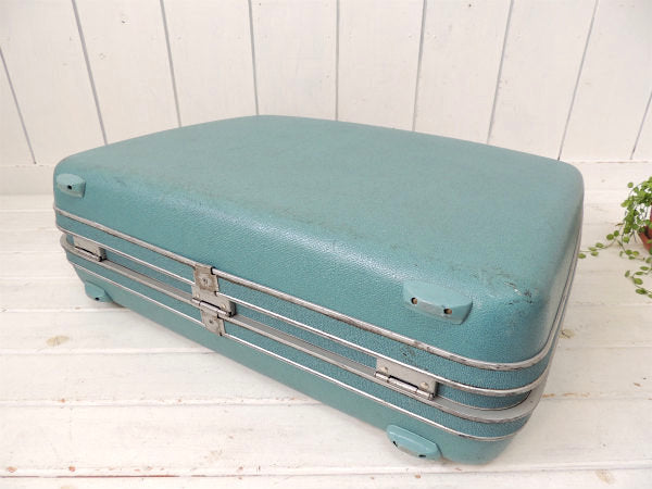 サムソナイト Samsonite・水色・スーツケース・トランク・アメリカンビンテージ USA