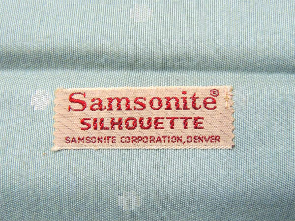 サムソナイト Samsonite・水色・スーツケース・トランク・アメリカンビンテージ USA