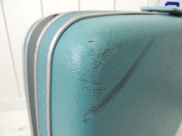 サムソナイト Samsonite・水色・スーツケース・トランク・アメリカンビンテージ USA