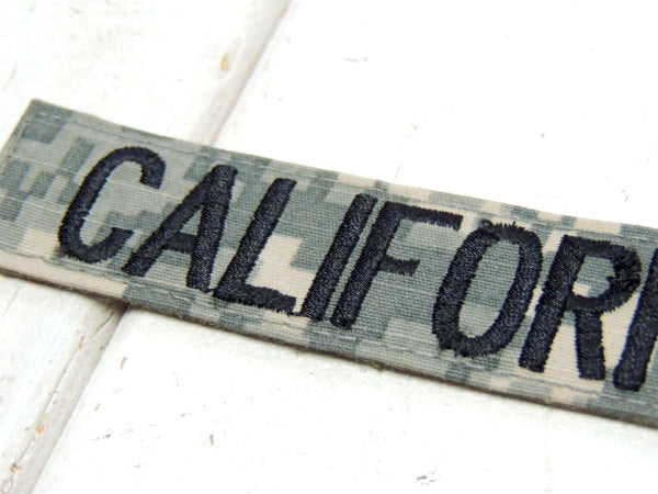 CALIFORNIA・カリフォルニア 迷彩カラー・ミリタリー・ヴィンテージ・ワッペン・刺繍・デッドストック