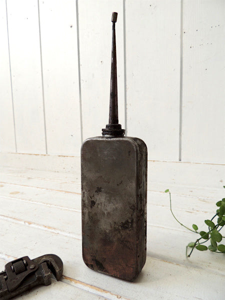 ビッグサイズ・USA 1930's・ヴィンテージ・OLD・オイル差し・工業用・モーター・ガレージ系