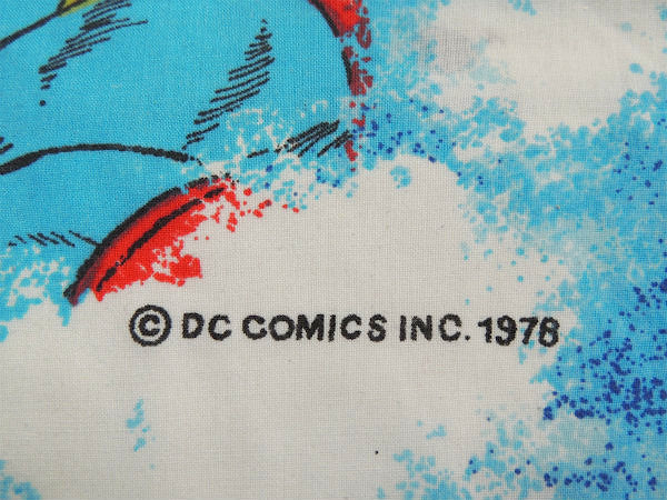 【スーパーマン】1978年・アメコミ・ヴィンテージ・ユーズドシーツ(ボックスタイプ)