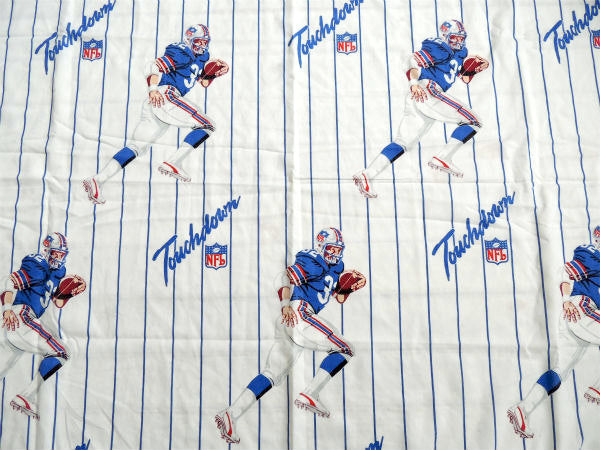 NFL USA タッチダウン・アメリカンフットボール・ユーズドシーツ ビンテージ スポーツ