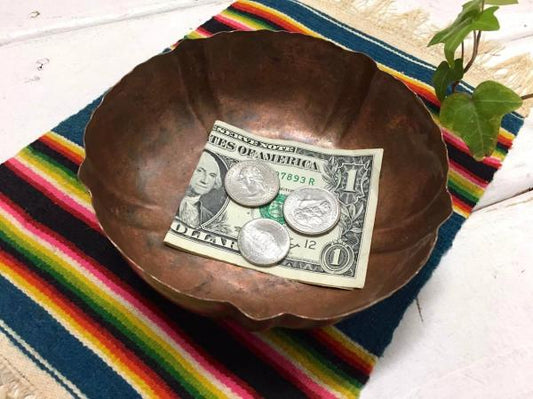 【CHIPPEWA BURWOOD PRODUCTS】銅製・ヴィンテージ・ボウル/トレイ/コッパー