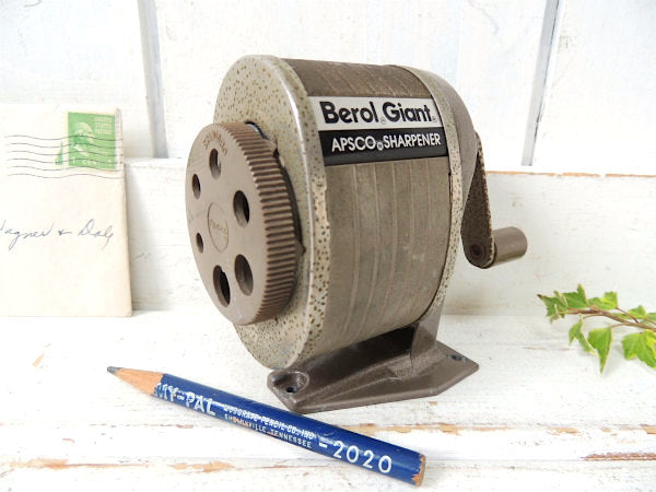 【APSCO・Giant】アンティーク・ペンシルシャープナー/鉛筆削り/文房具/USA