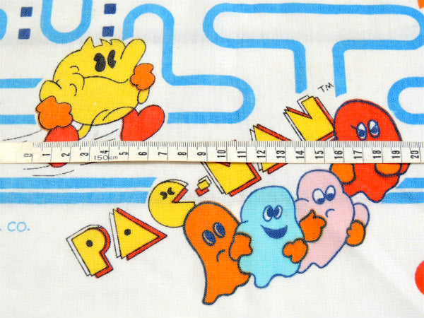 【パックマン】PAC-MAN・ゲーム・80'sヴィンテージ・ユーズドシーツ・生地・リメイク USA