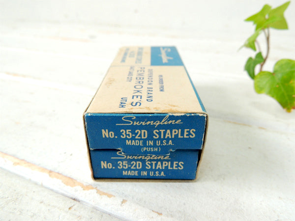 【Swingline】ステープラー・ヴィンテージ・ホッチキス芯/紙箱/パッケージ USA