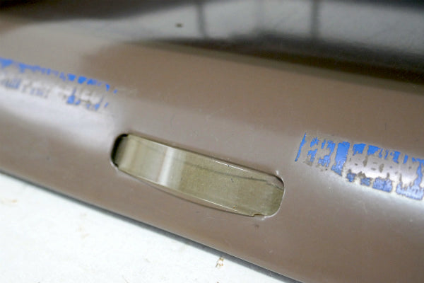 インダストリアル・工業系・メタル製・2段・ヴィンテージ・書類ラック・デスクトレイ・ミッドセンチュリー