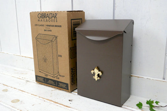 アメリカ USAセレクト★新品未使用・フリーダリーモチーフ・ブロンズカラー・メールボックス・郵便受け・ポスト