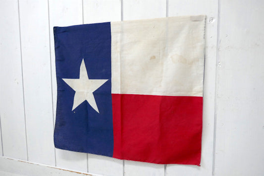 ★ テキサス州 ローンスター ヴィンテージ フラッグ 州旗 バンダナ インテリア アメリカ