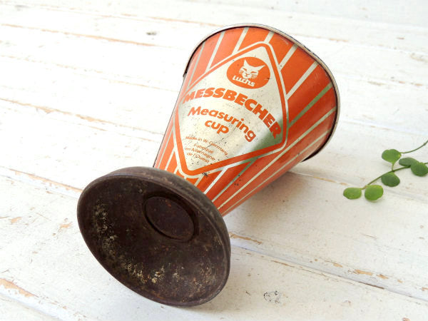 【Luchs】西ドイツ製・ポップなストライプ柄・ヴィンテージ・メジャーリングカップ・計量カップ