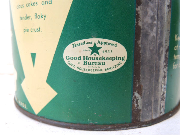 Spry ショートニング・ティン製・アンティーク・ラード缶・キッチン・USA・ケーキ・お菓子