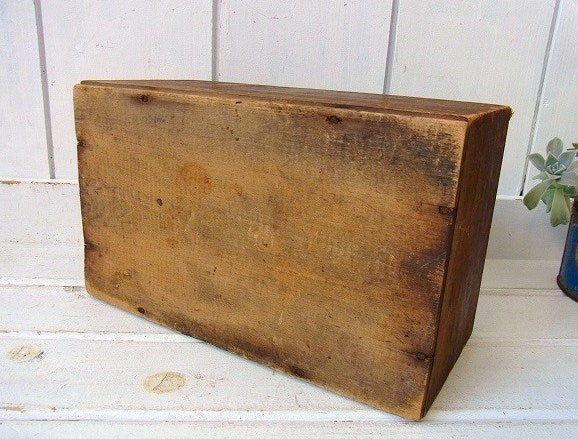 【OSWEGO】スターチ・アンティーク・ウッドボックス/木箱　USA
