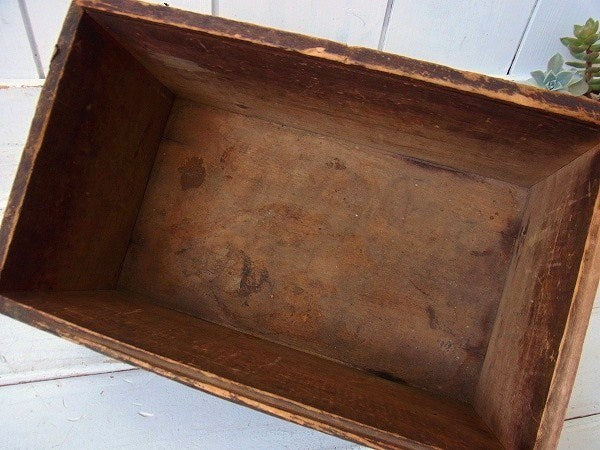 【OSWEGO】スターチ・アンティーク・ウッドボックス/木箱　USA