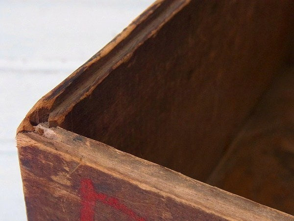 【OSWEGO】スターチ・アンティーク・ウッドボックス/木箱　USA