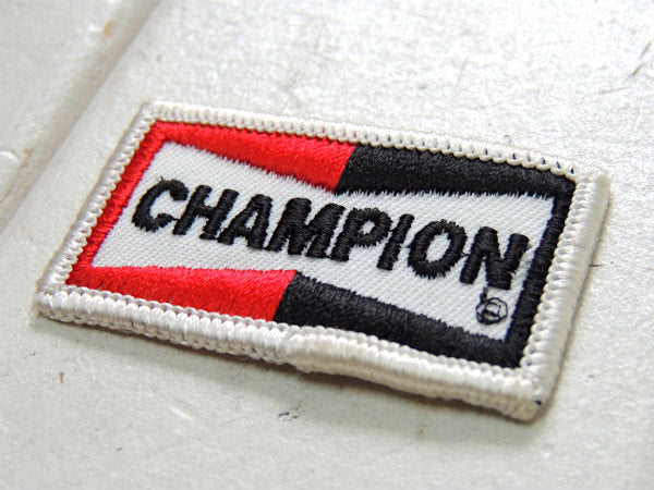 CHAMPION・チャンピオン・スパークプラグ・ヴィンテージ・刺繍ワッペン・アメ車・モーター系