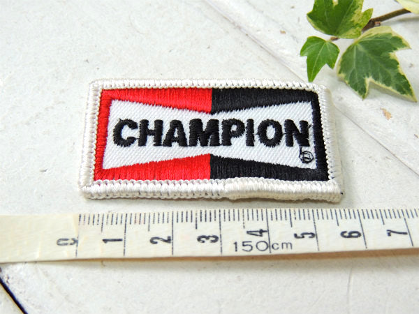 CHAMPION・チャンピオン・スパークプラグ・ヴィンテージ・刺繍ワッペン・アメ車・モーター系